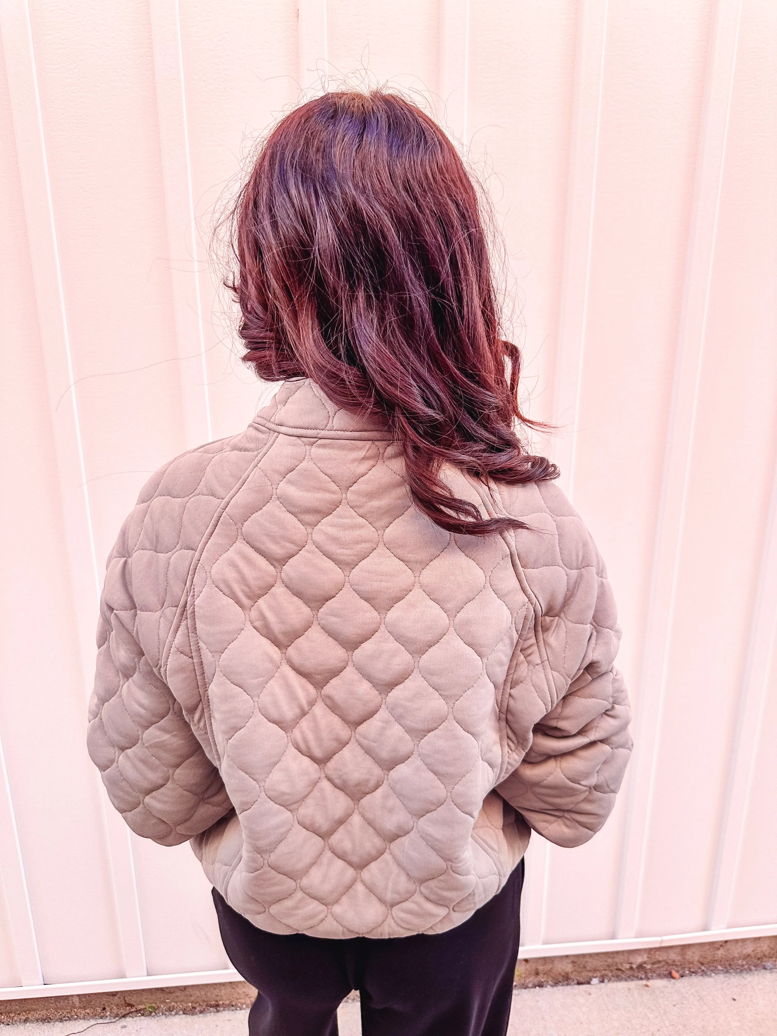 Quilted Bomber Jacket