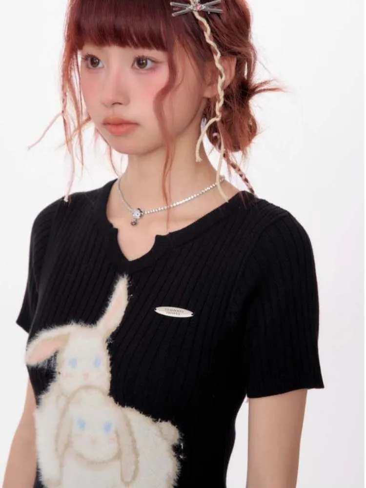 Rabbit Knit With Arm Warmers【s0000007129】