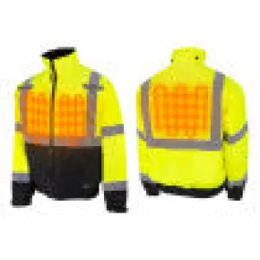 Radians RHG-SJ13 3-in-1 Class 3 Hi-Vis Bomber Jacket with Inner Heated Vest