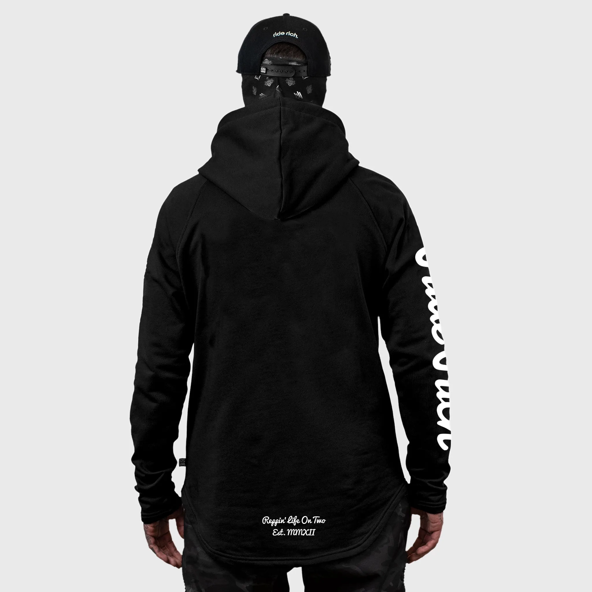 Rep Life On Two Scoop Pullover Hoodie {Black}