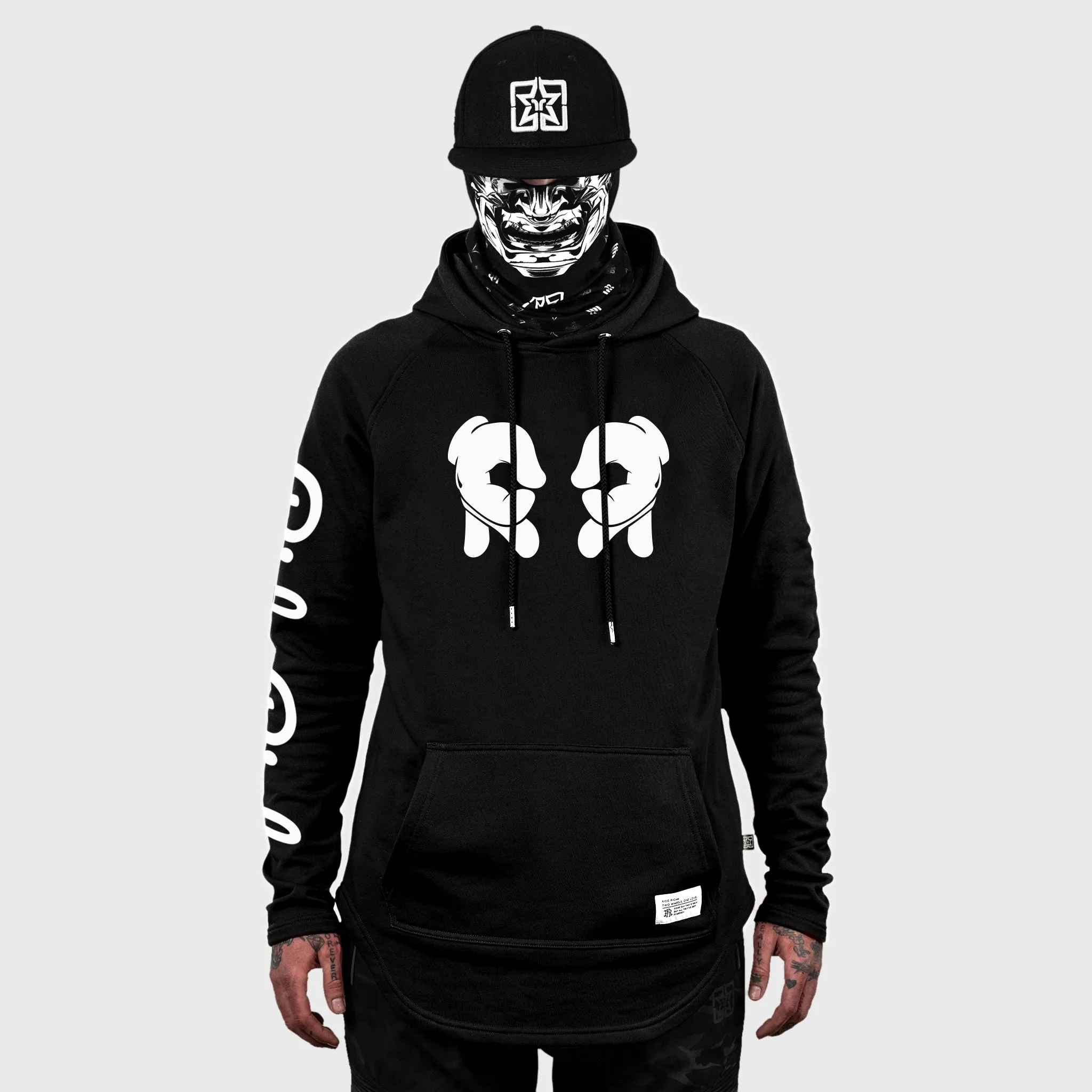 Rep Life On Two Scoop Pullover Hoodie {Black}