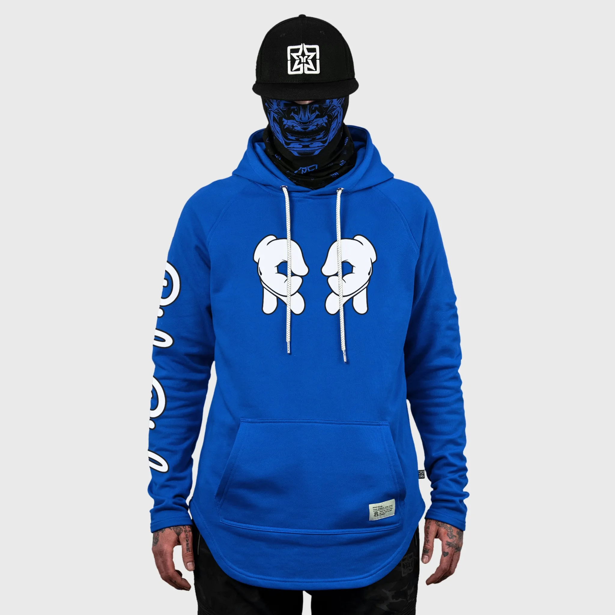 Rep Life On Two Scoop Pullover Hoodie {Blue}