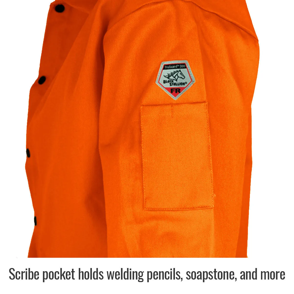 Revco FO9-30C 30", 9 oz. Orange TruGuard™ 200 FR Cotton Welding Jaket (1 Jaket)