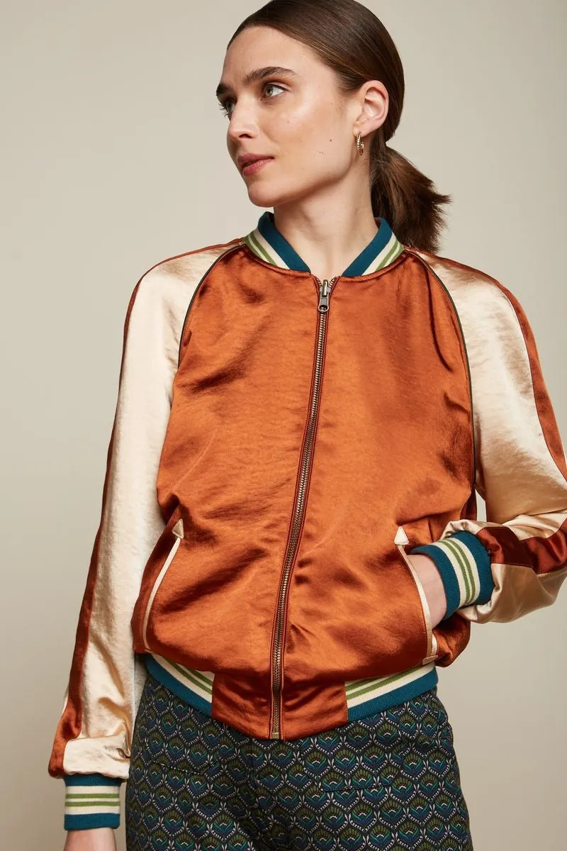 Reversible vest | King Louie bomber jacket pernille patina brown