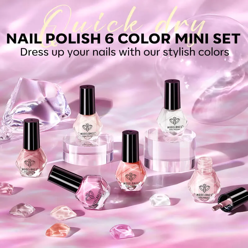 Sakura Jelly - 6 Colors Nail Polish Set