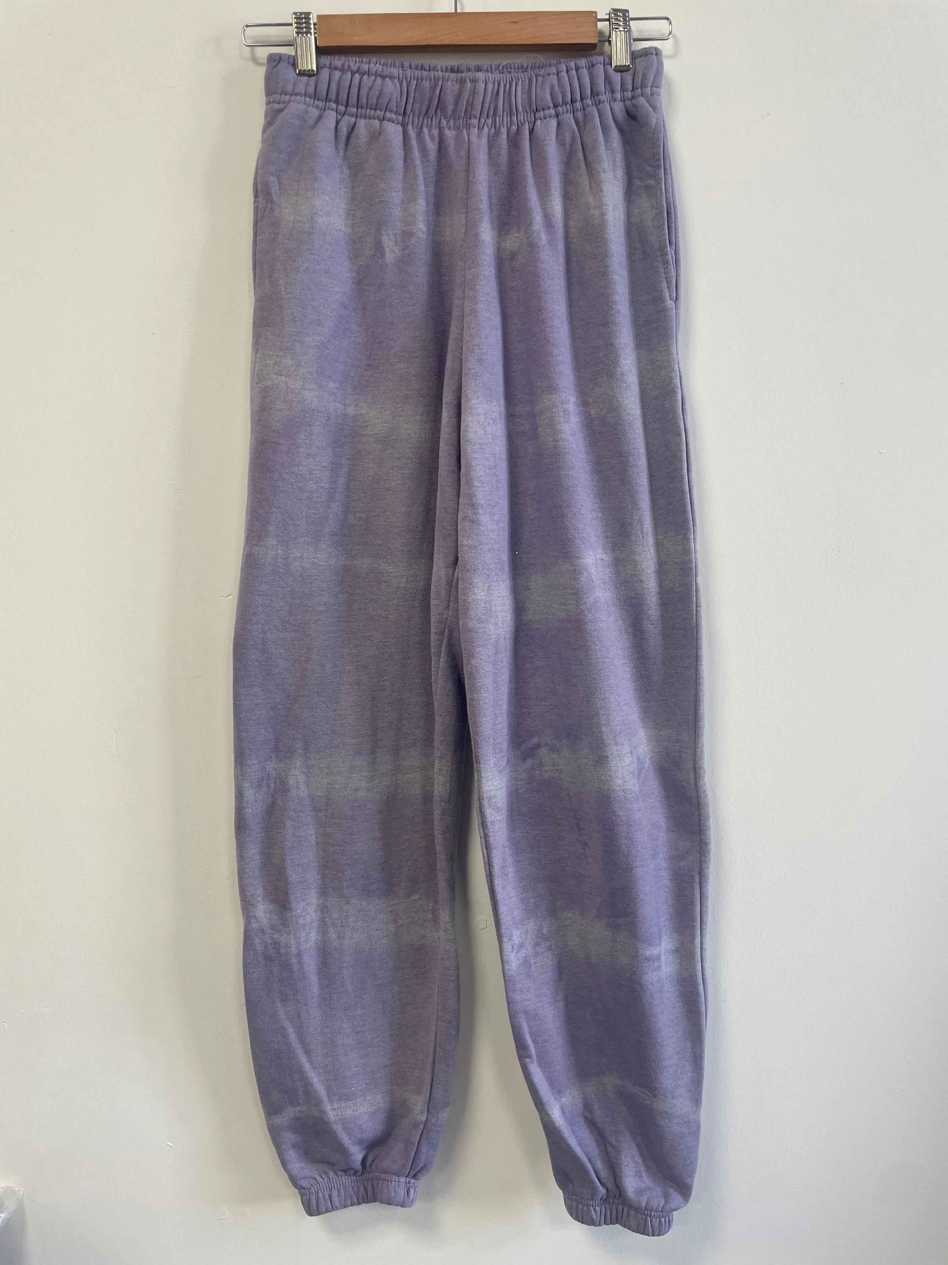 SAMPLE SALE - Tie Dye Sweatpants in Lavender