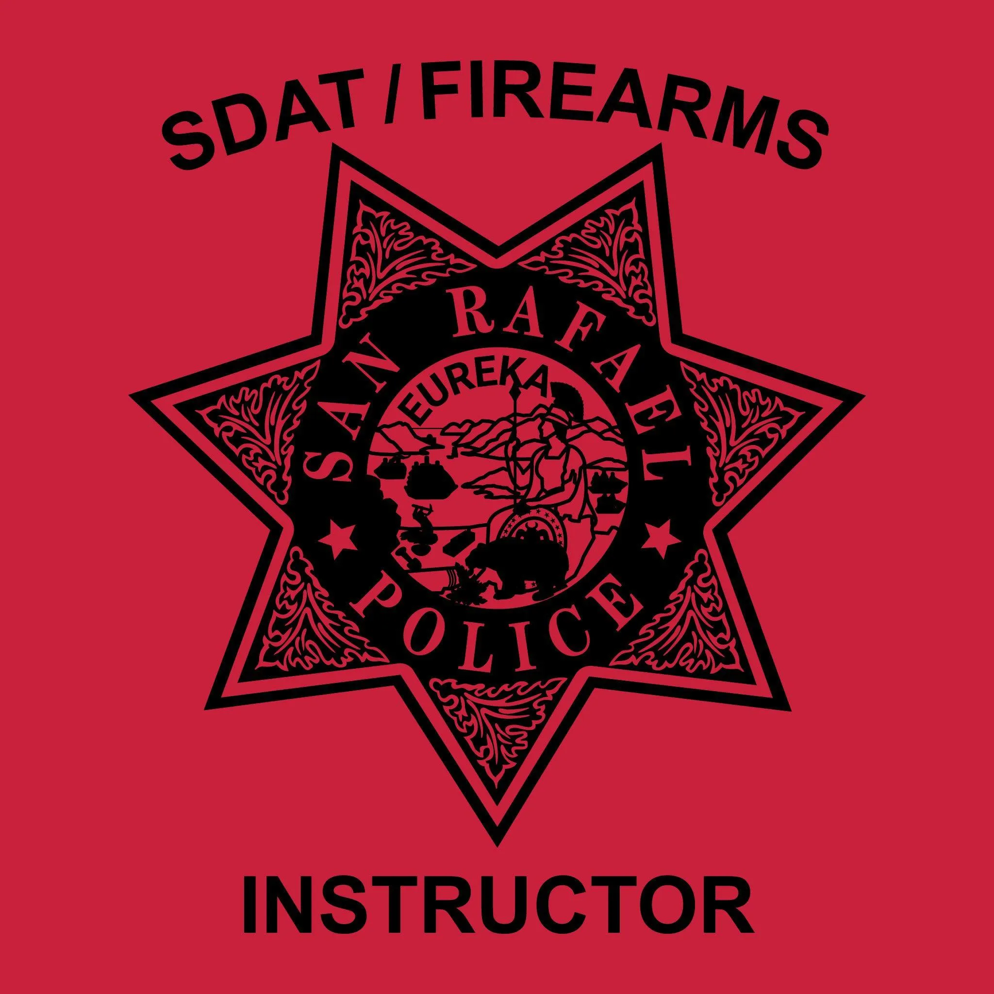 [SAN RAFAEL PD] Instructor Utility Long Sleeve [RED/BLK]