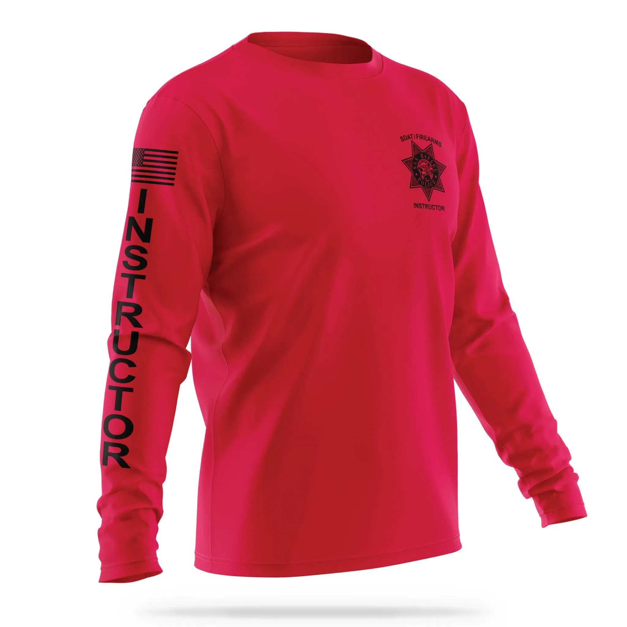 [SAN RAFAEL PD] Instructor Utility Long Sleeve [RED/BLK]