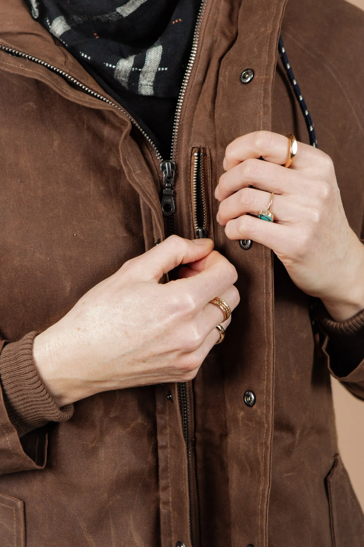 Sequoia Parka / Hickory Waxed Canvas