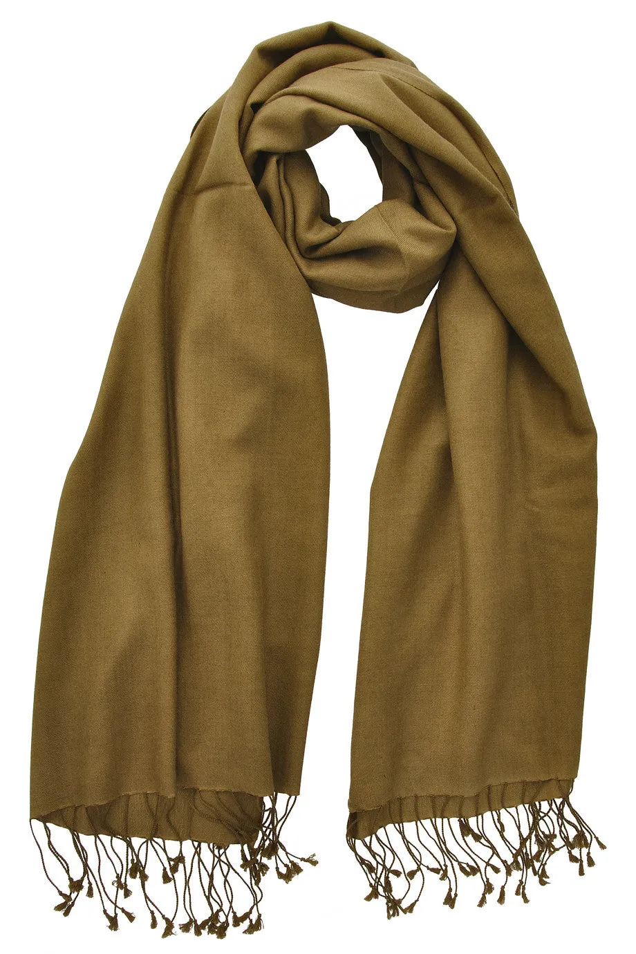 SHERPA Cashmere Dark Olive Woman Scarf