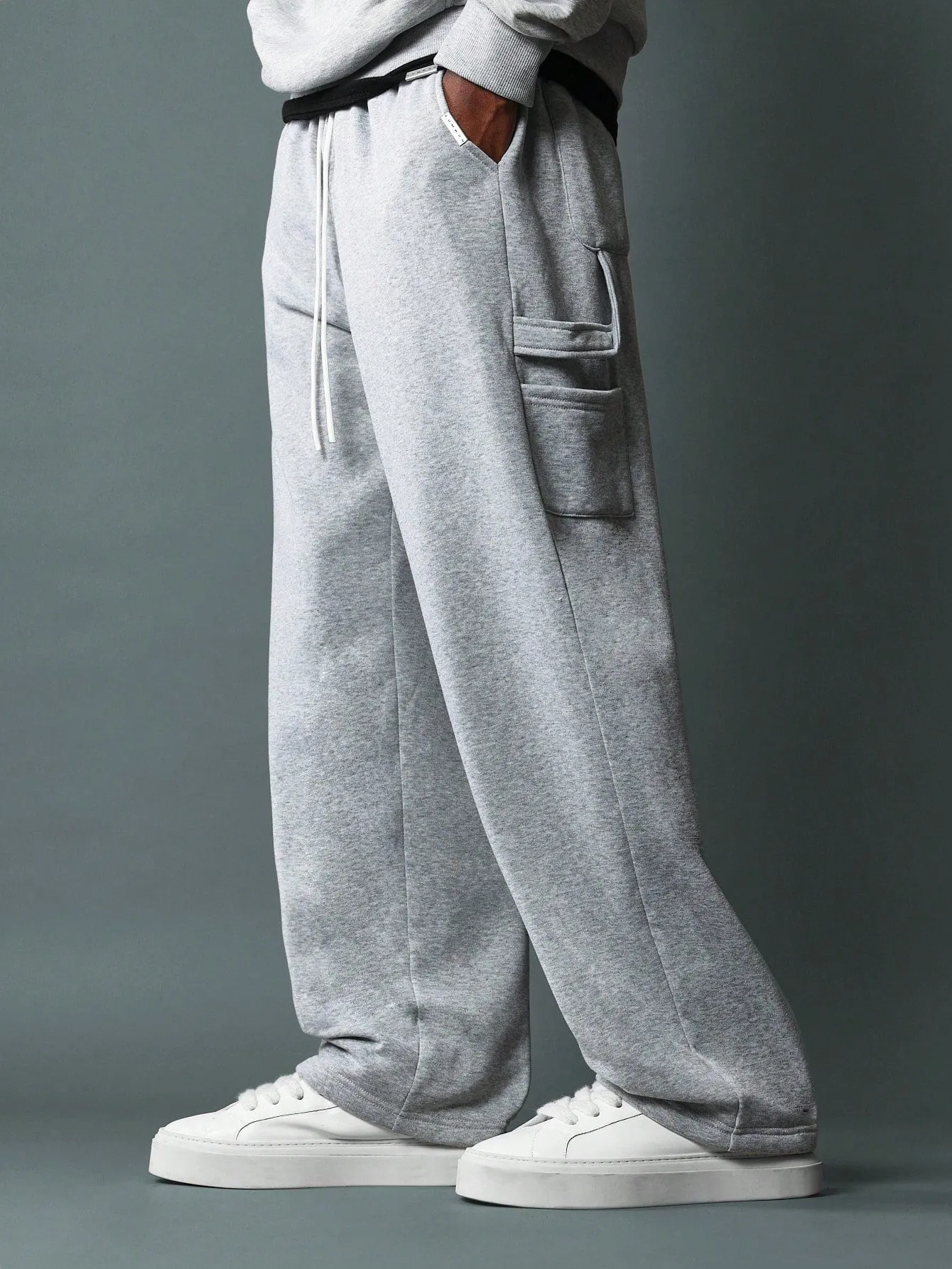 Skater Fit Carpenter Sweatpants With Drawstrings