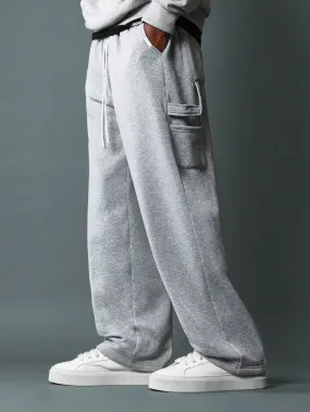 Skater Fit Carpenter Sweatpants With Drawstrings