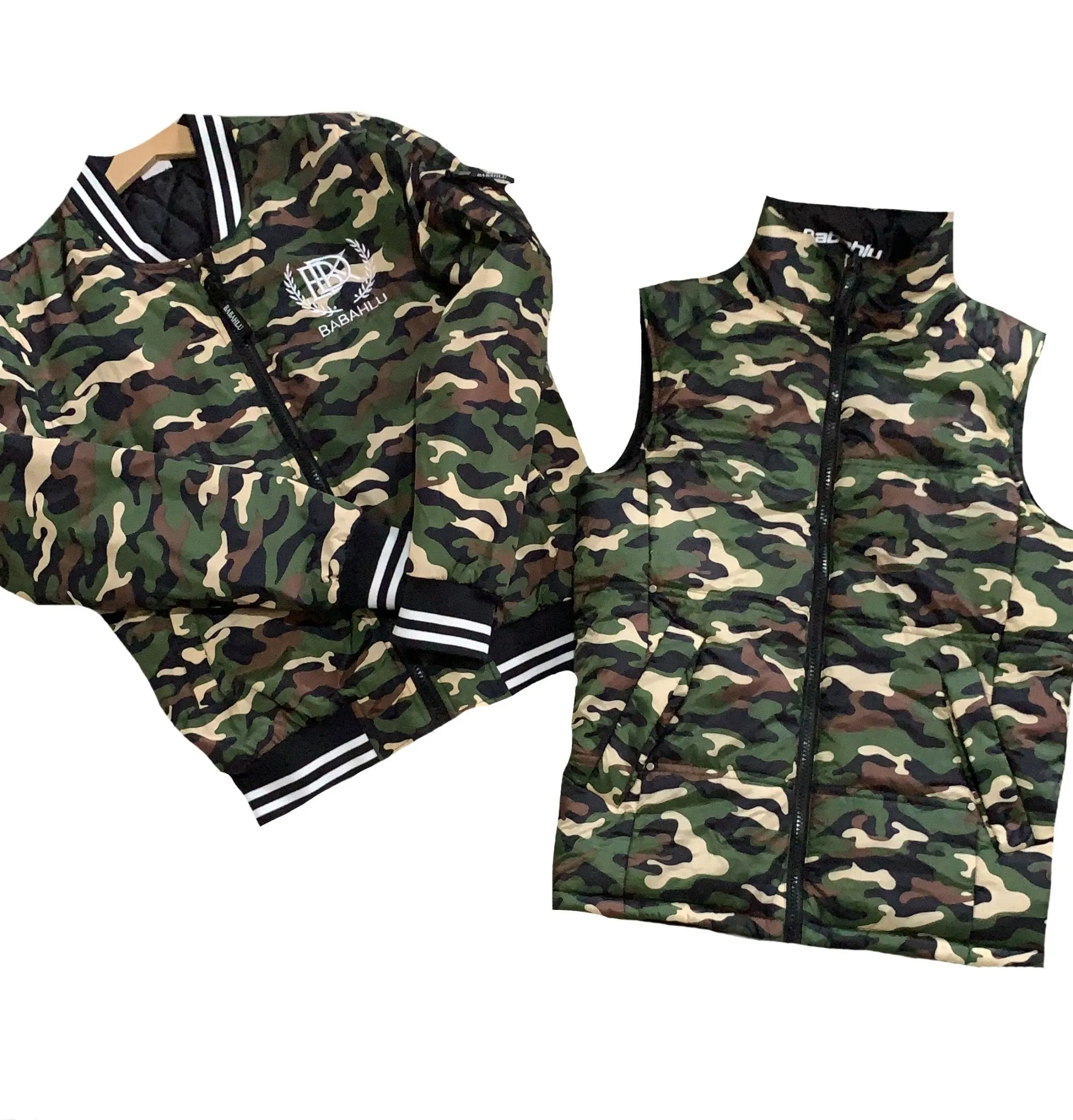 SOHO Camo Reversible Puffy Vest