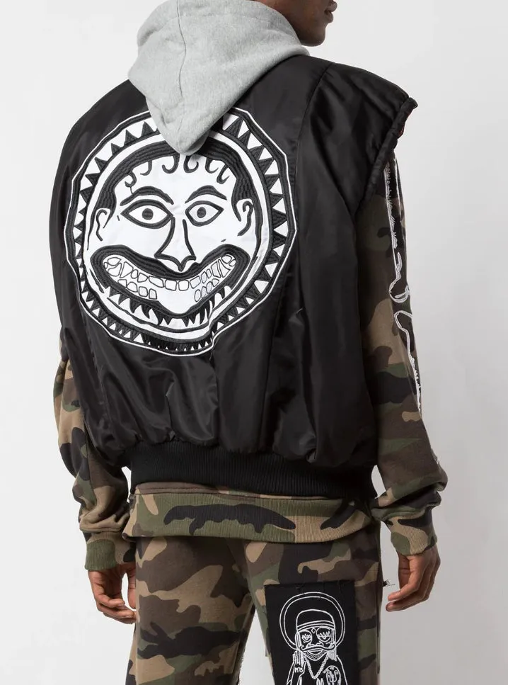 SON OF SUN OVERSIZED BOMBER VEST