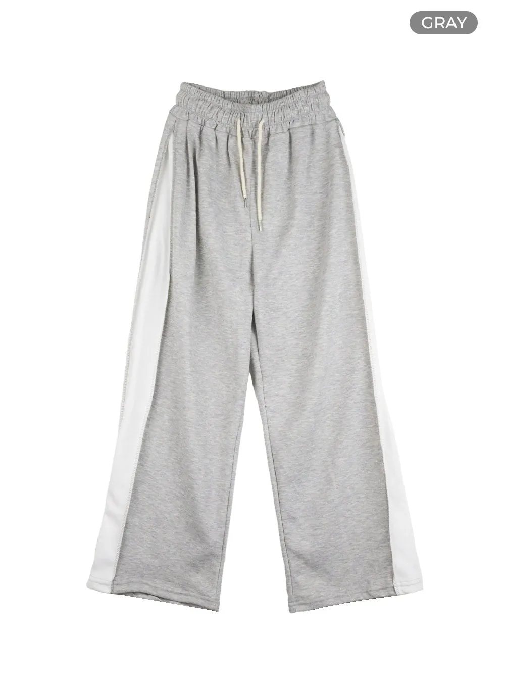 String Color Block Sweatpants OL408