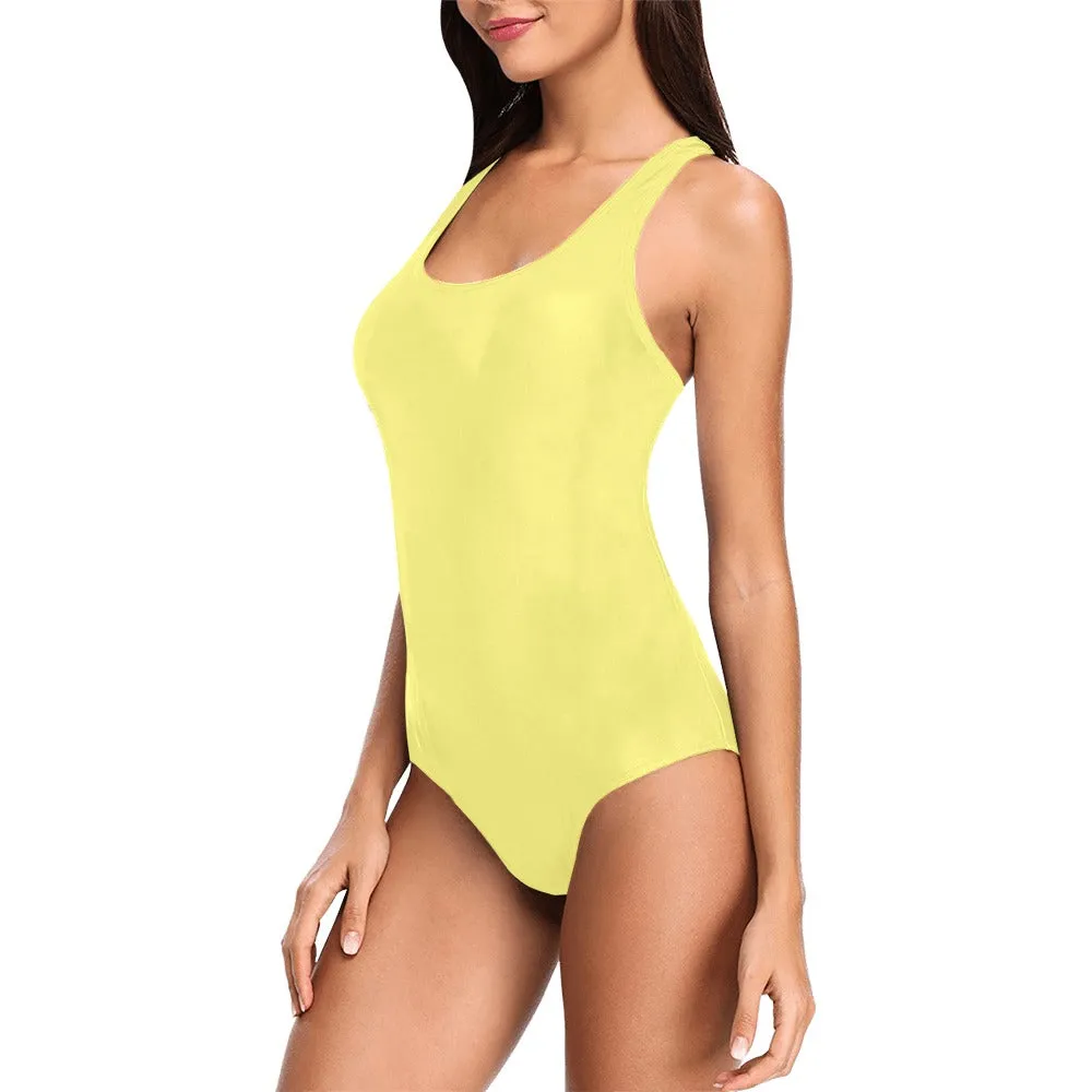 Summer Joy Colors Multiple Colors Vest One Piece Swimsuit