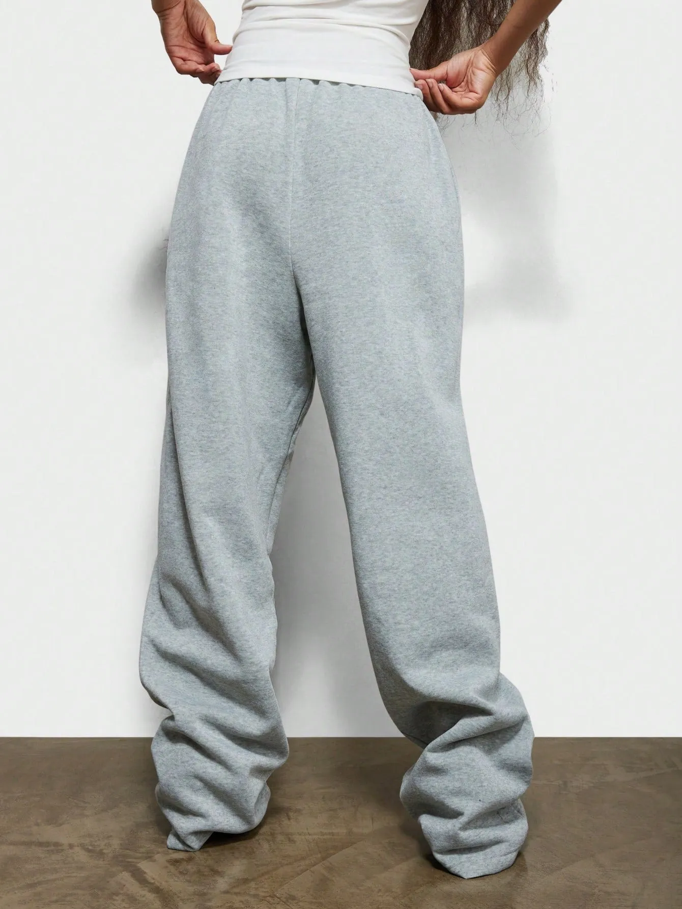 SUMWON WOMEN Pull On Loose Fit Baggy Essential Sweatpants