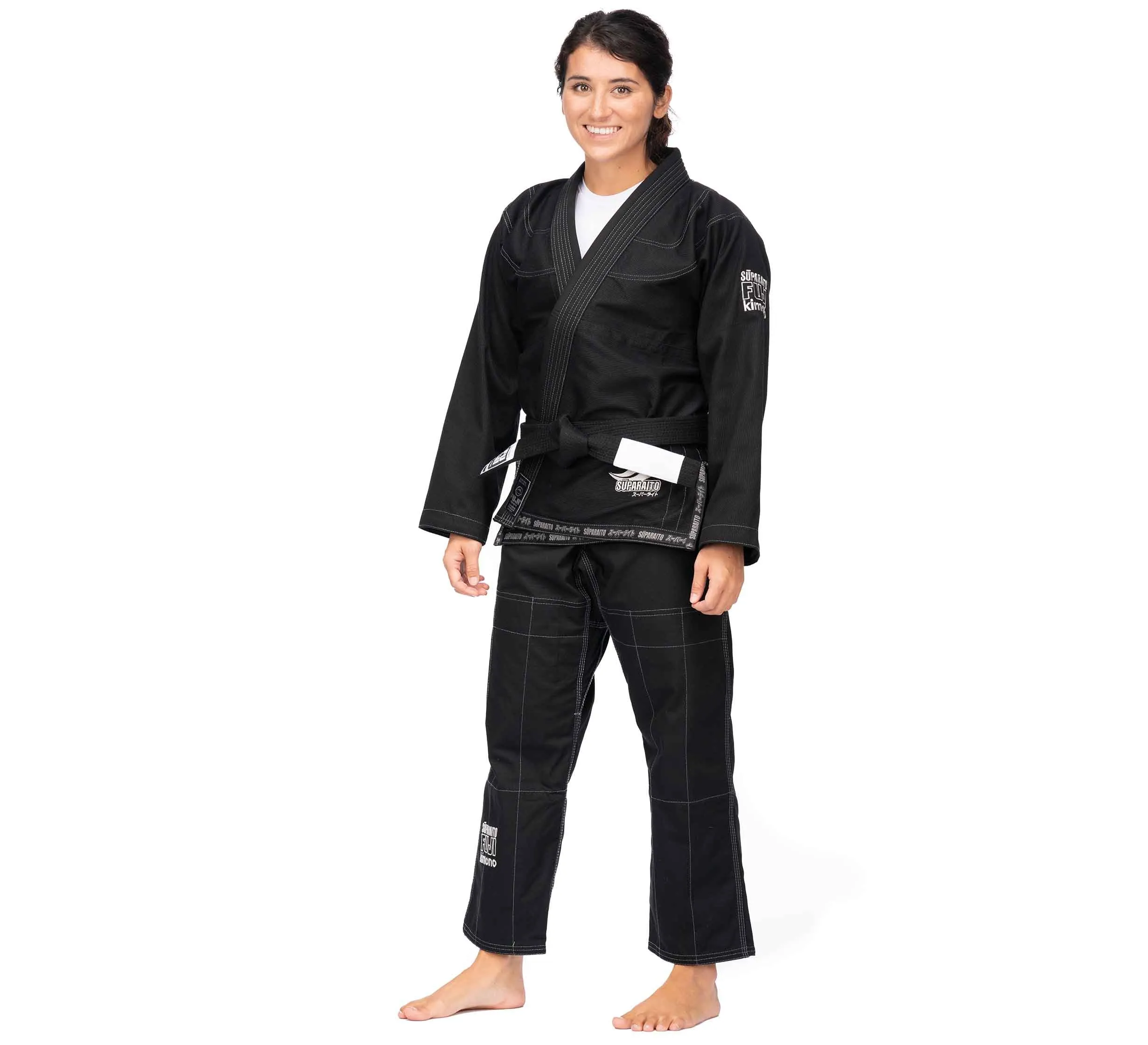 Suparaito BJJ Gi (Unisex Size) Black