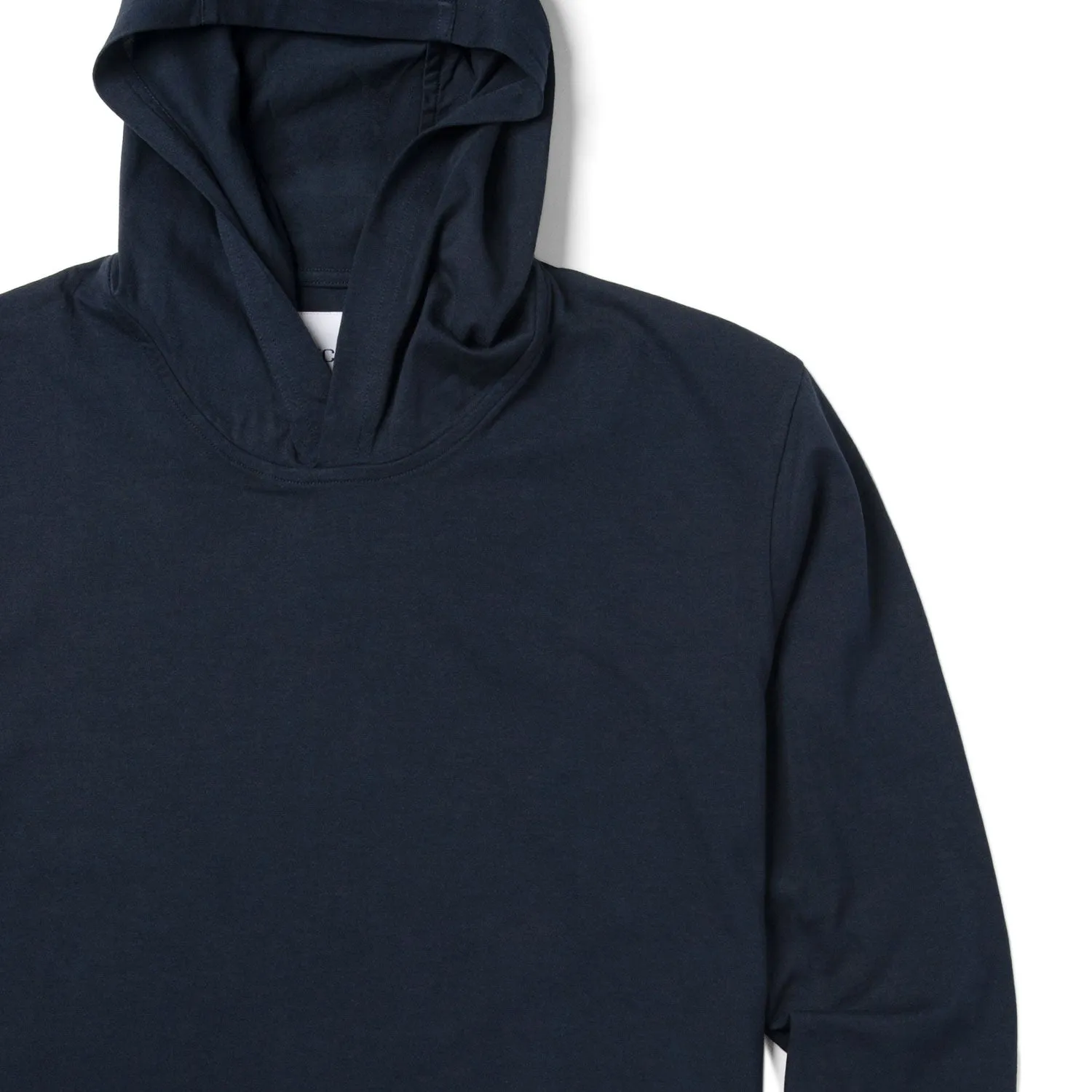 T-Hoodie –  Dark Navy Cotton Jersey