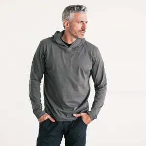 T-Hoodie –  Slate Gray Cotton Jersey