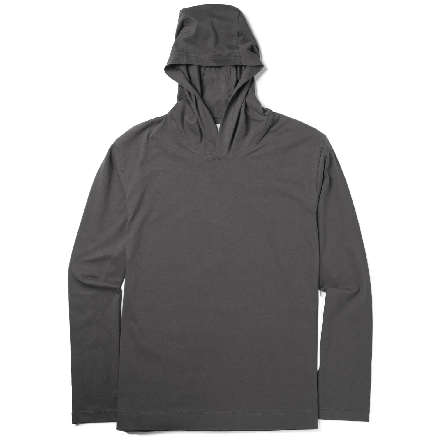 T-Hoodie –  Slate Gray Cotton Jersey