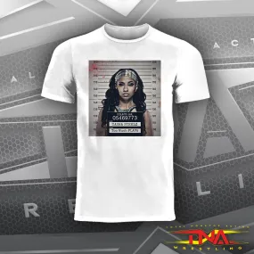 Tasha Steelz Too Much FLAVA Mugshot T-Shirt