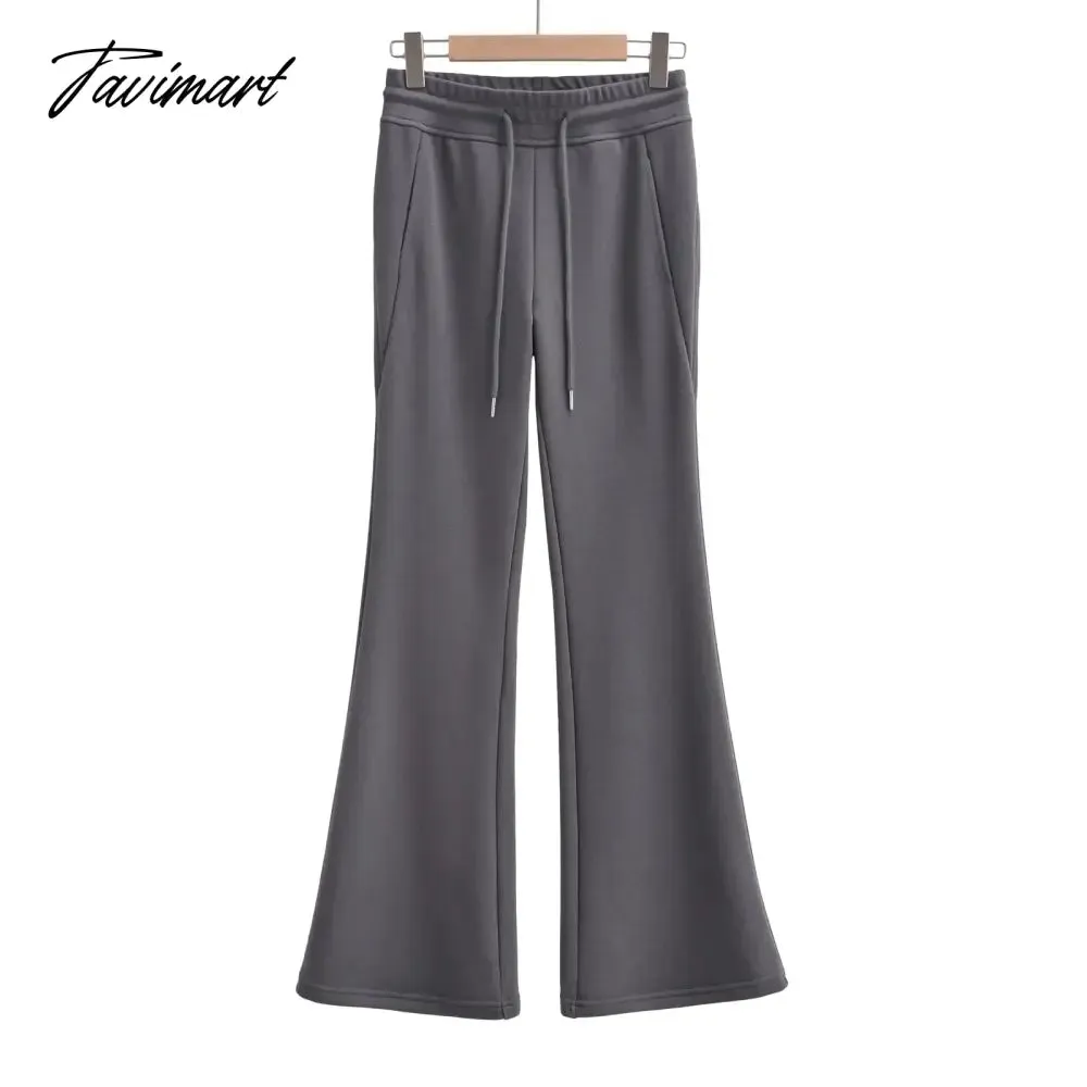 TAVIMART Fall outfits women  yoga pants vintage sweatpants women korean fashion streetwear casual jogger mujers black flare leggings