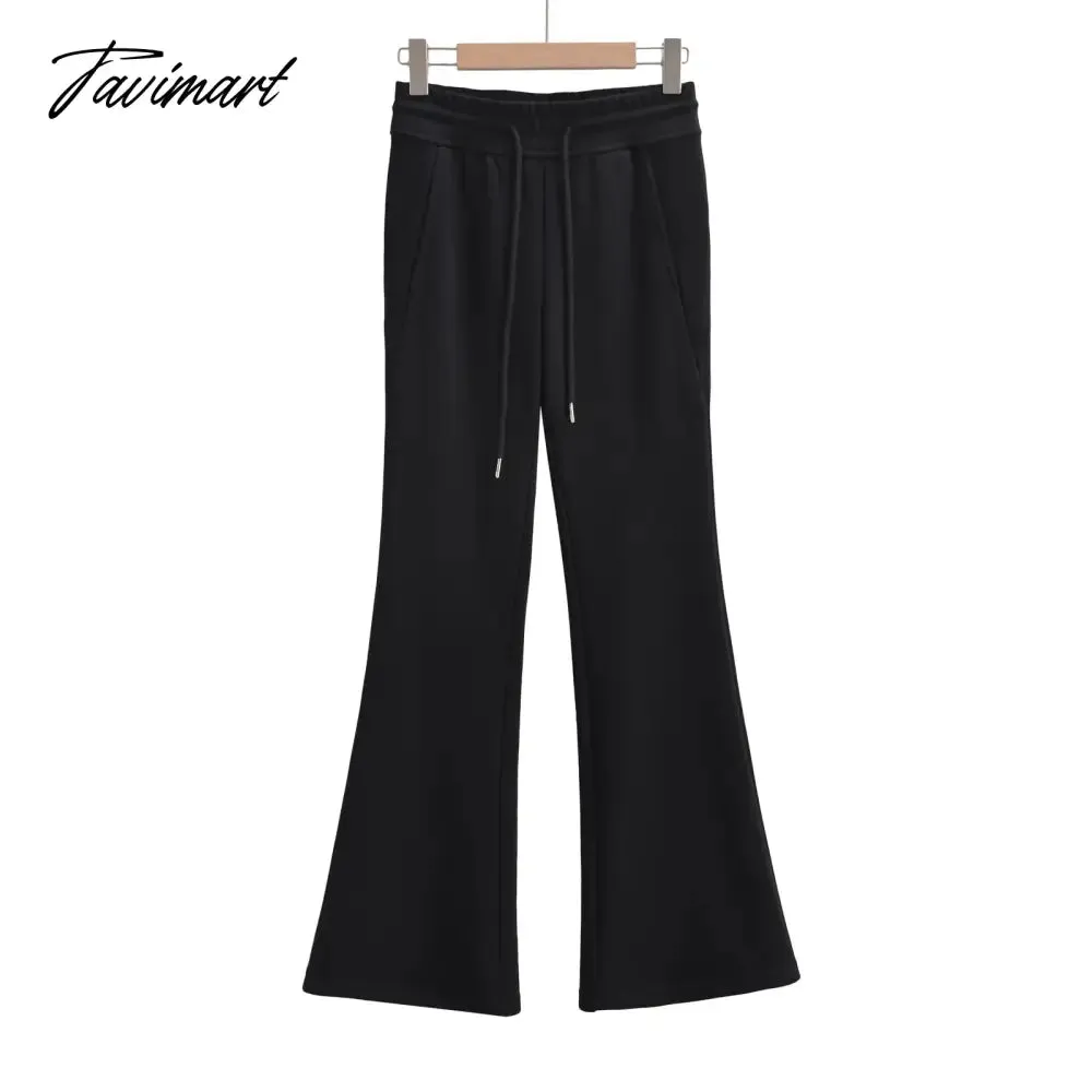 TAVIMART Fall outfits women  yoga pants vintage sweatpants women korean fashion streetwear casual jogger mujers black flare leggings