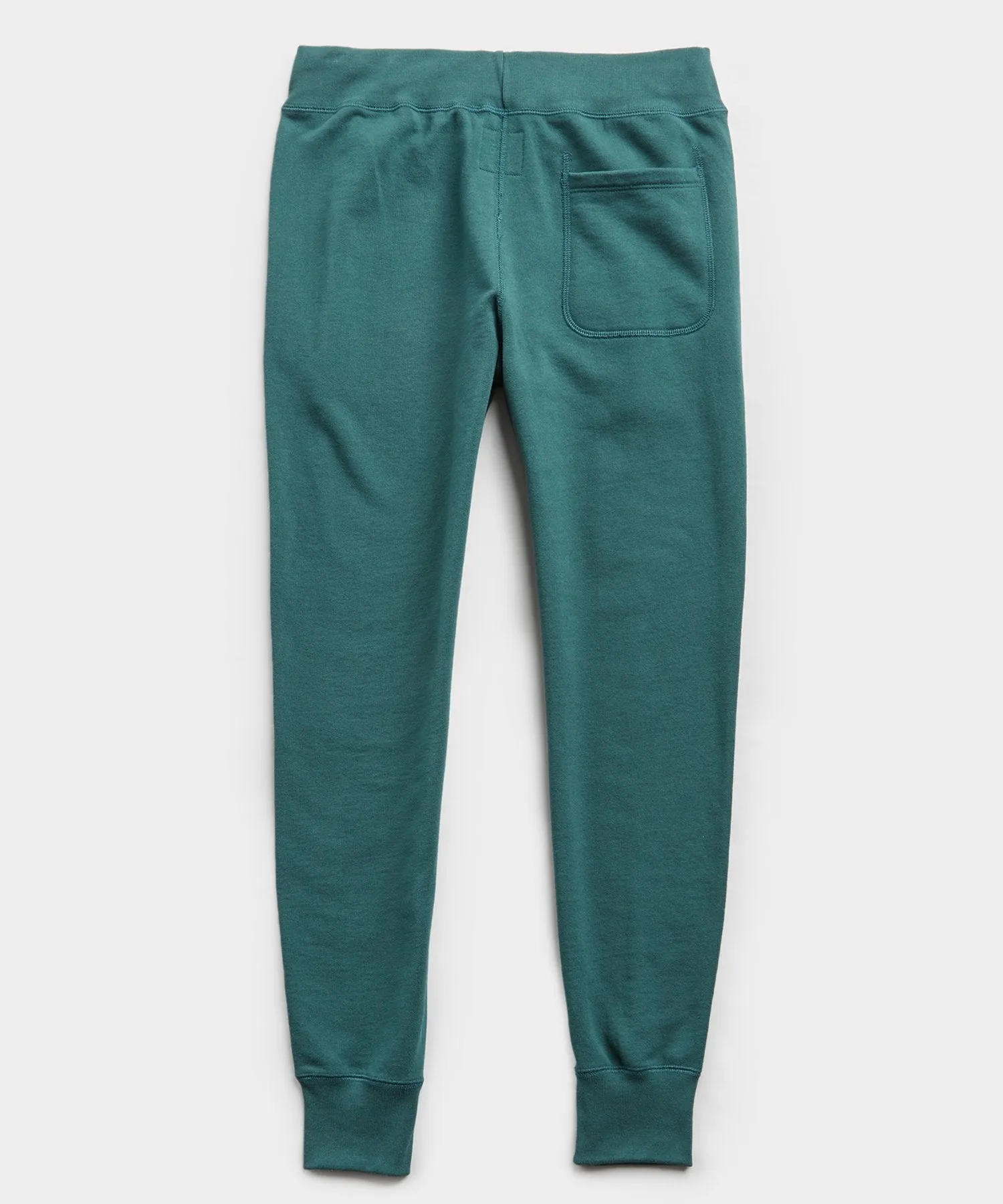 Terry Slim Jogger Sweatpant in Storm Green