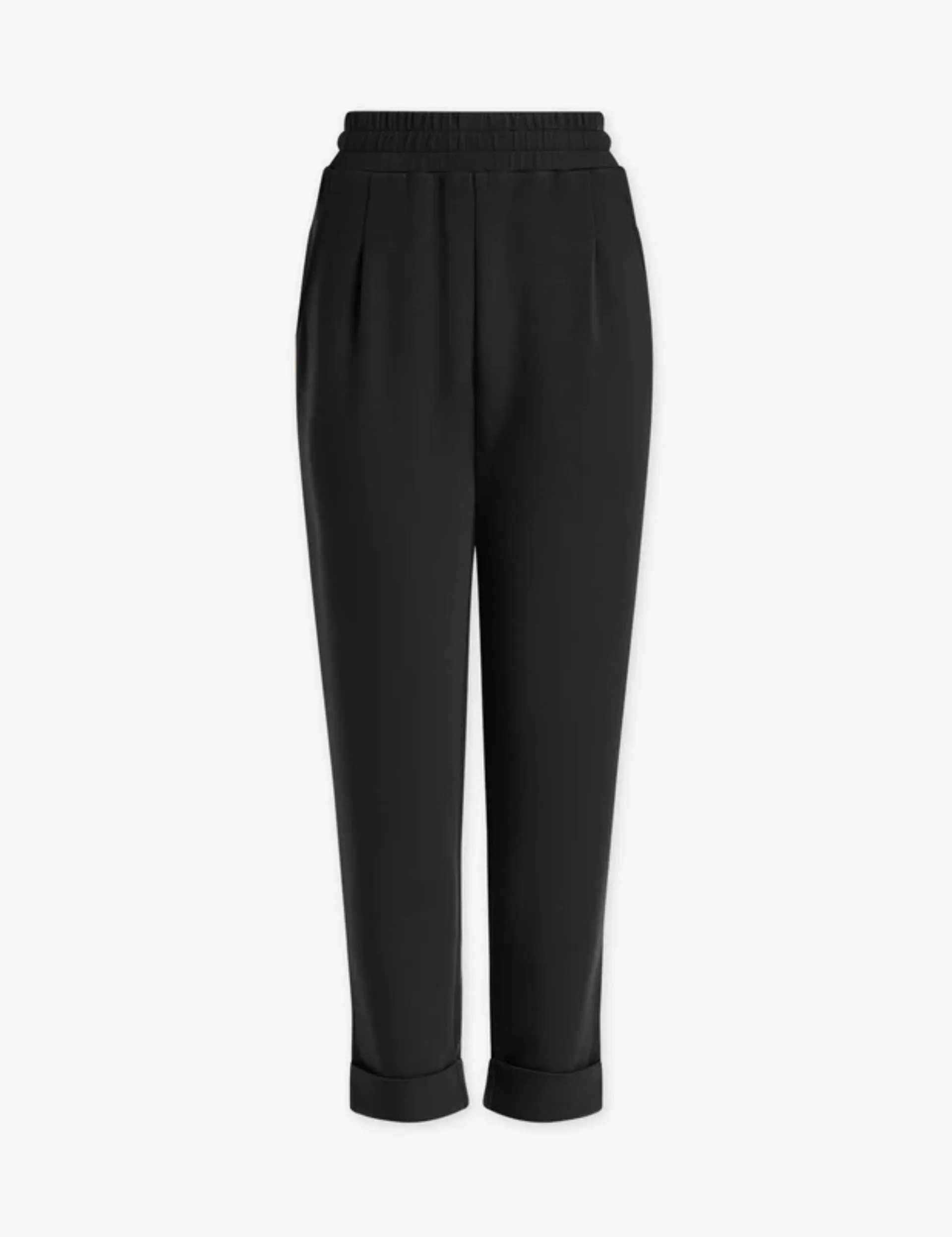 The Rolled Cuff Pant 25" - Black