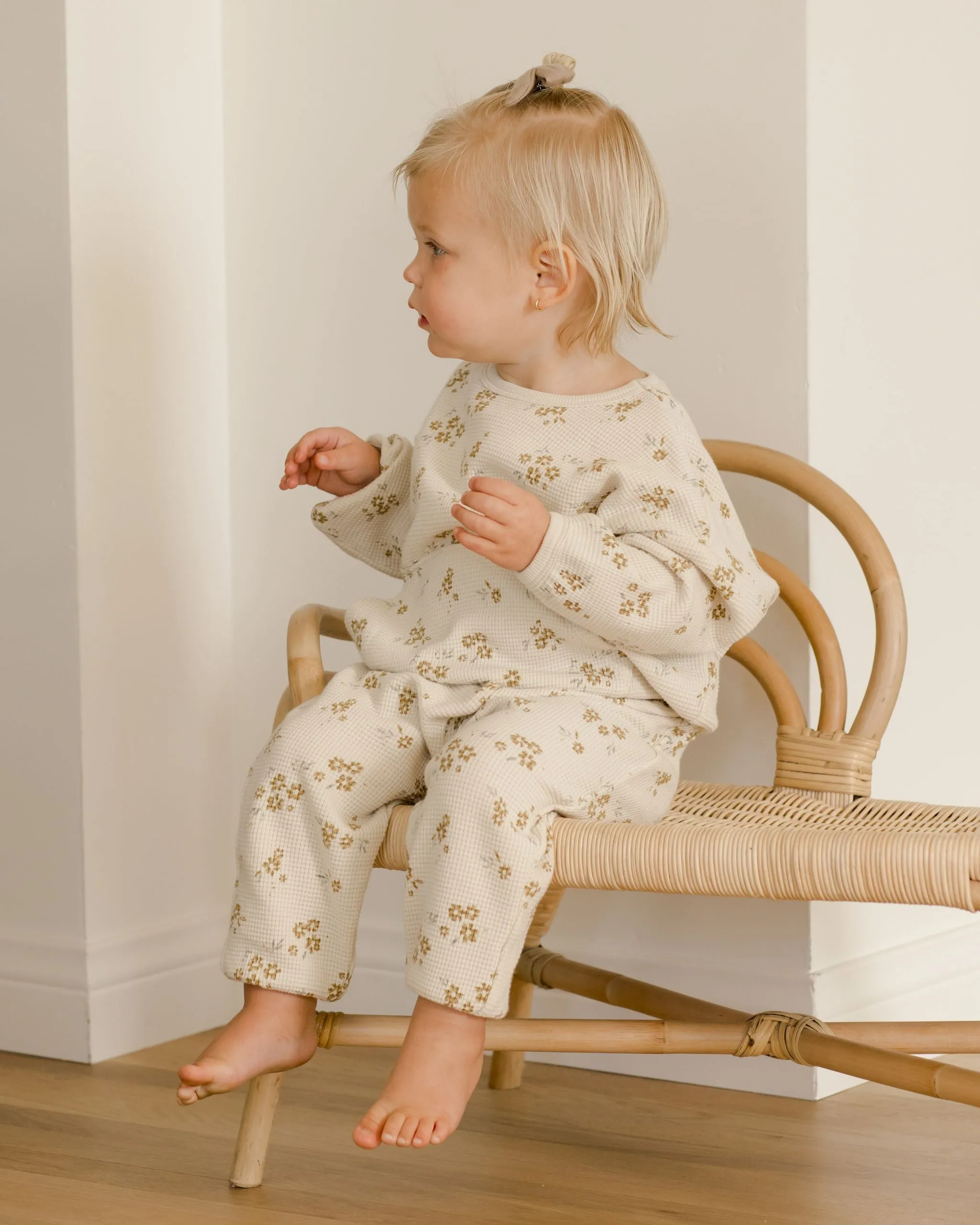 The Waffle Slouch SET by Quincy Mae - Honey Flower - BABY