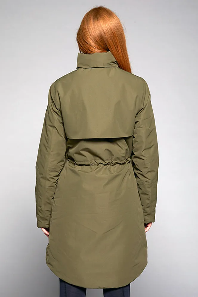 Toggi Cedar long Waterproof coat in Khaki by Toggi