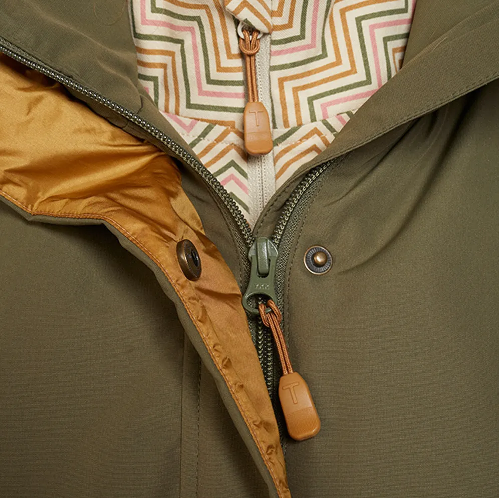 Toggi Cedar long Waterproof coat in Khaki by Toggi