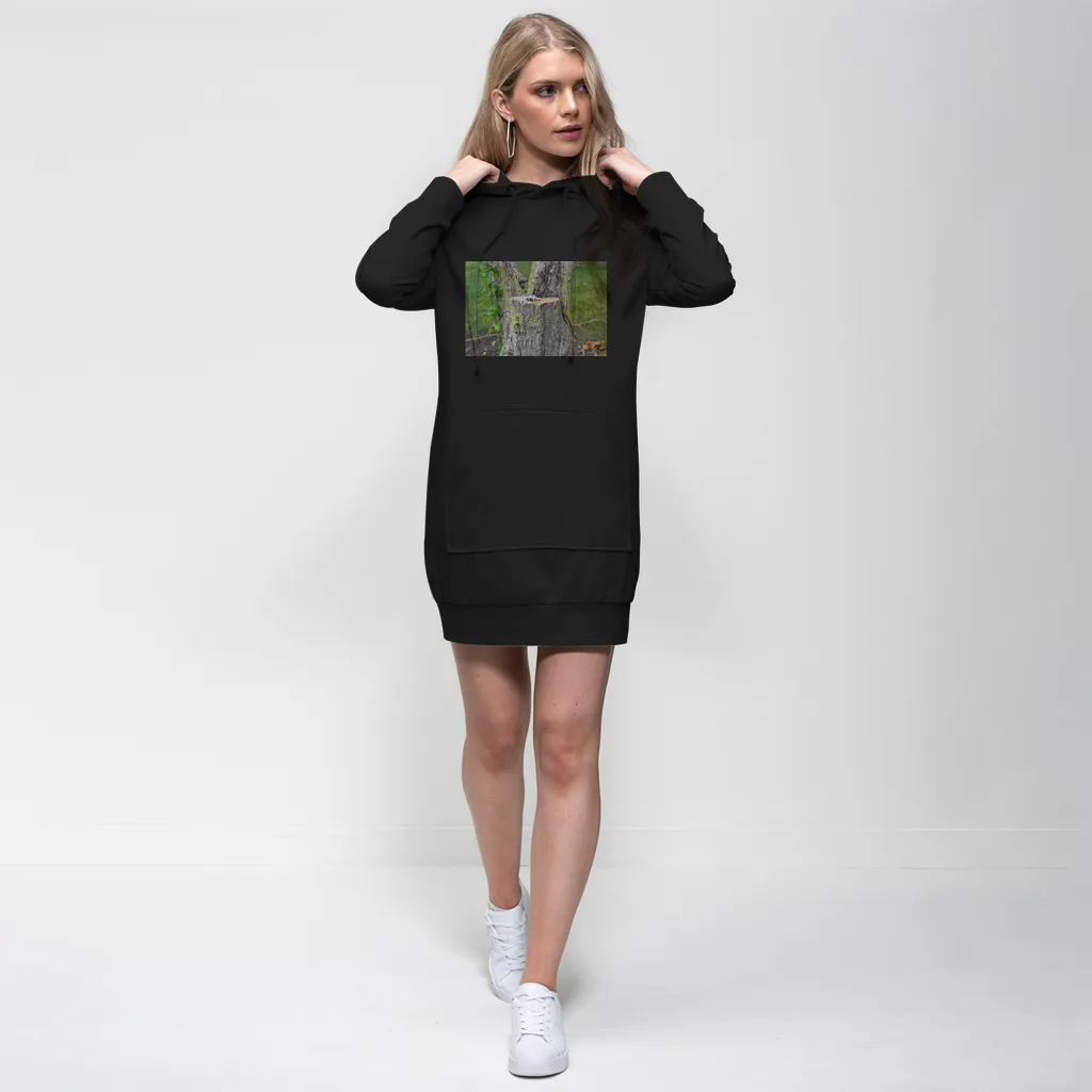 Tree Stump Premium Adult Hoodie Dress