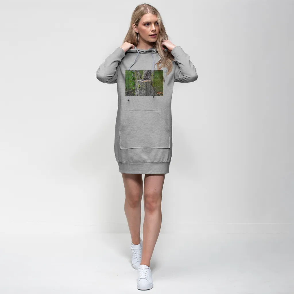 Tree Stump Premium Adult Hoodie Dress