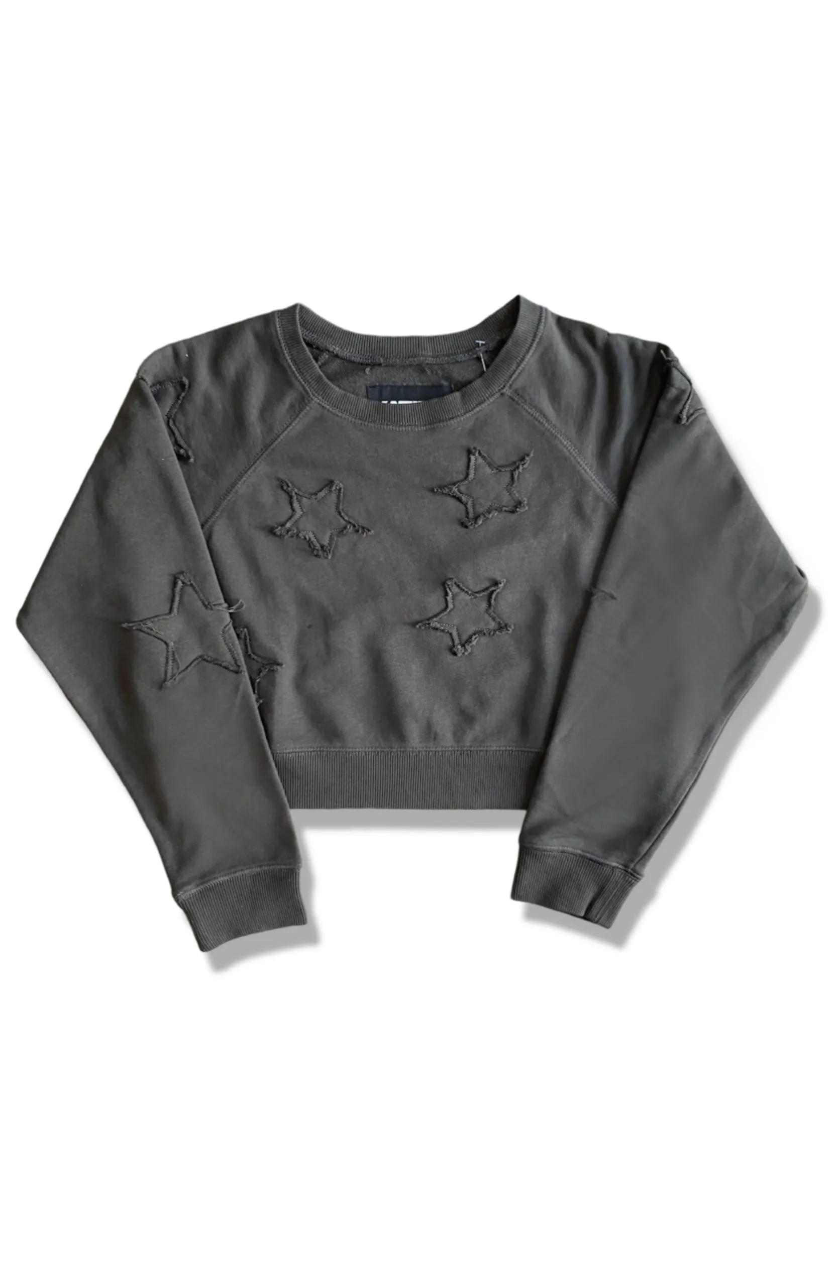 TWEEN STAR CROP CREW & SWEATPANTS - FINAL SALE