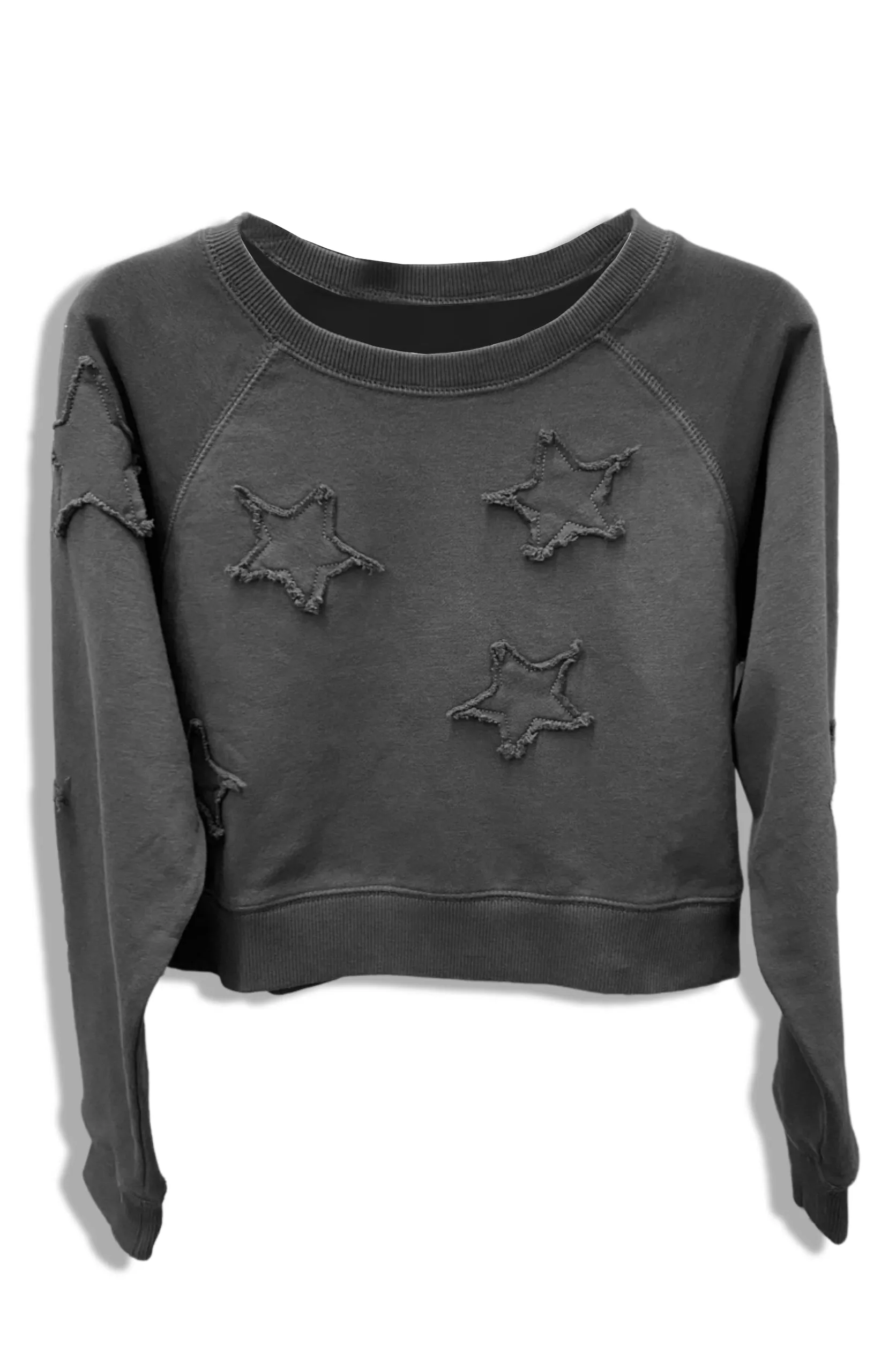 TWEEN STAR CROP CREW & SWEATPANTS - FINAL SALE