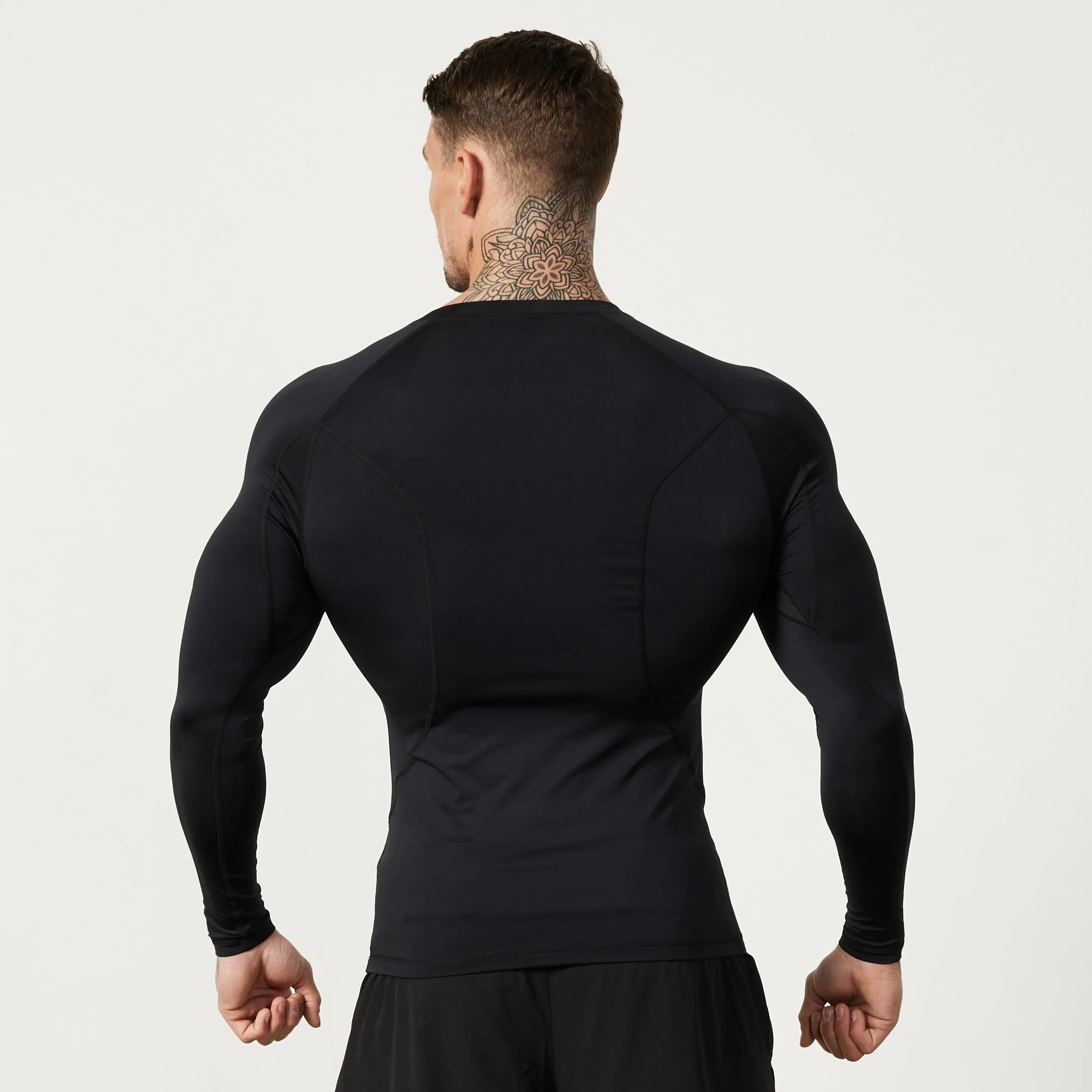 Vanquish Utility Black Long Sleeve Base Layer Top