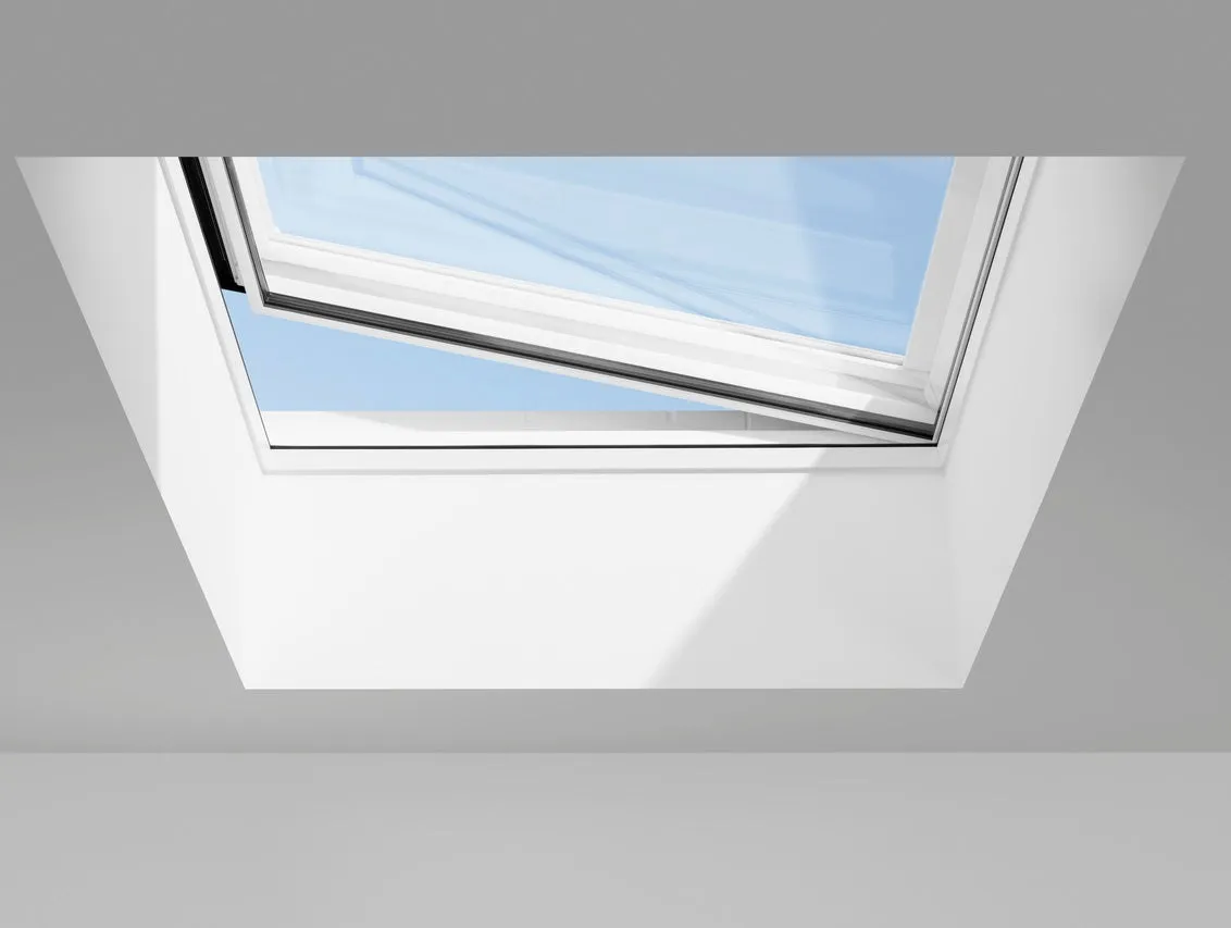 VELUX CVU 060060 1093 INTEGRA® SOLAR Curved Glass Rooflight Package 60 x 60cm (Including CVU Double Glazed Base & ISU Curved Glass Top Cover)