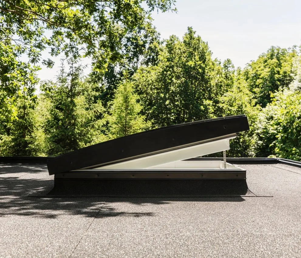 VELUX CVU 060060 1093 INTEGRA® SOLAR Curved Glass Rooflight Package 60 x 60cm (Including CVU Double Glazed Base & ISU Curved Glass Top Cover)