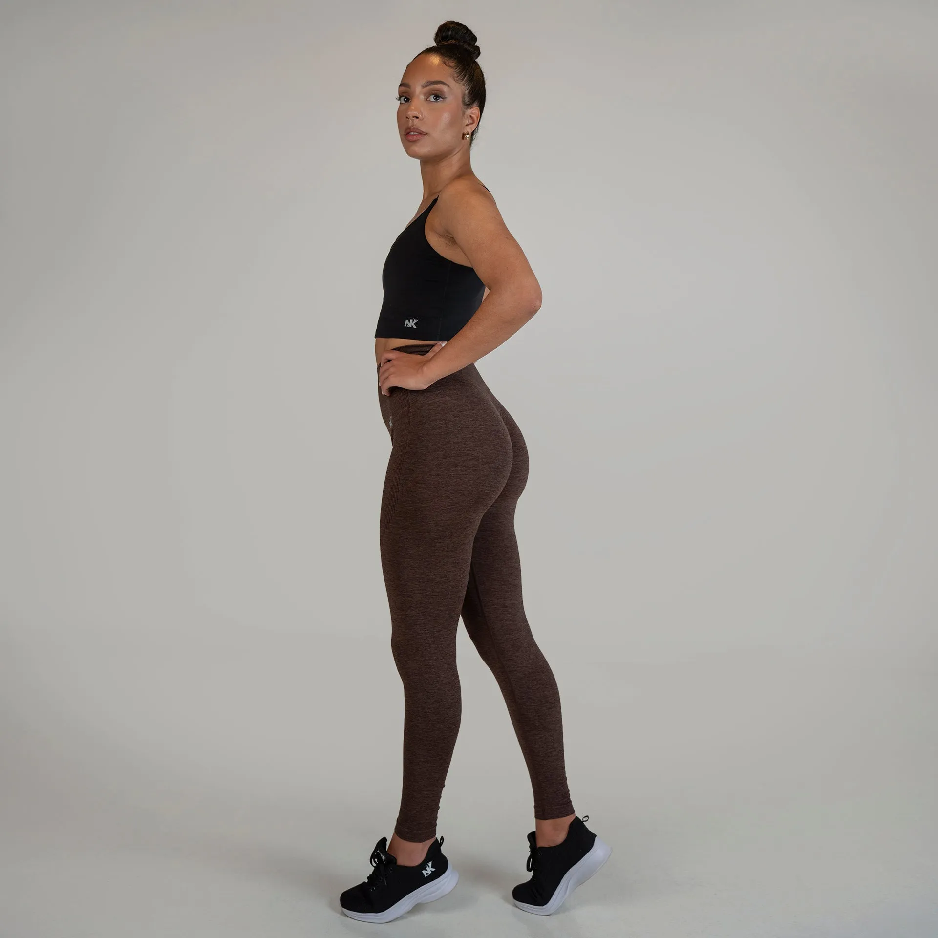 Vortex Leggings - Mocha (Scrunch)