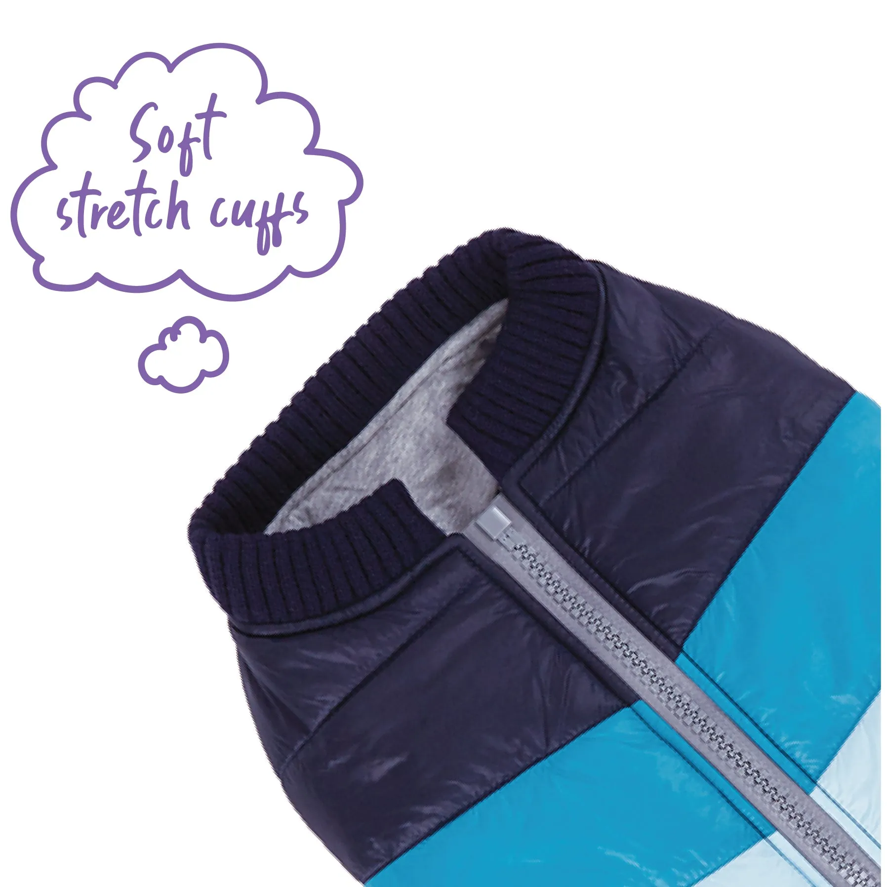 Vovo Dog Puffer Jacket - Sky