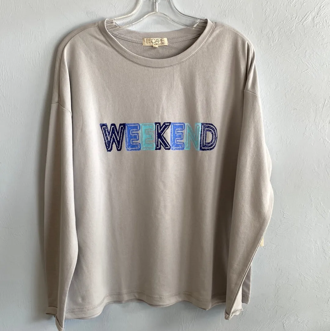 Weekend Pullover Sweatshirt-Dune