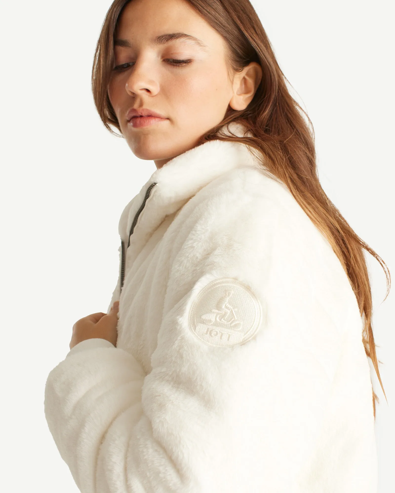 White Gala Grand Froid reversible puffer jacket