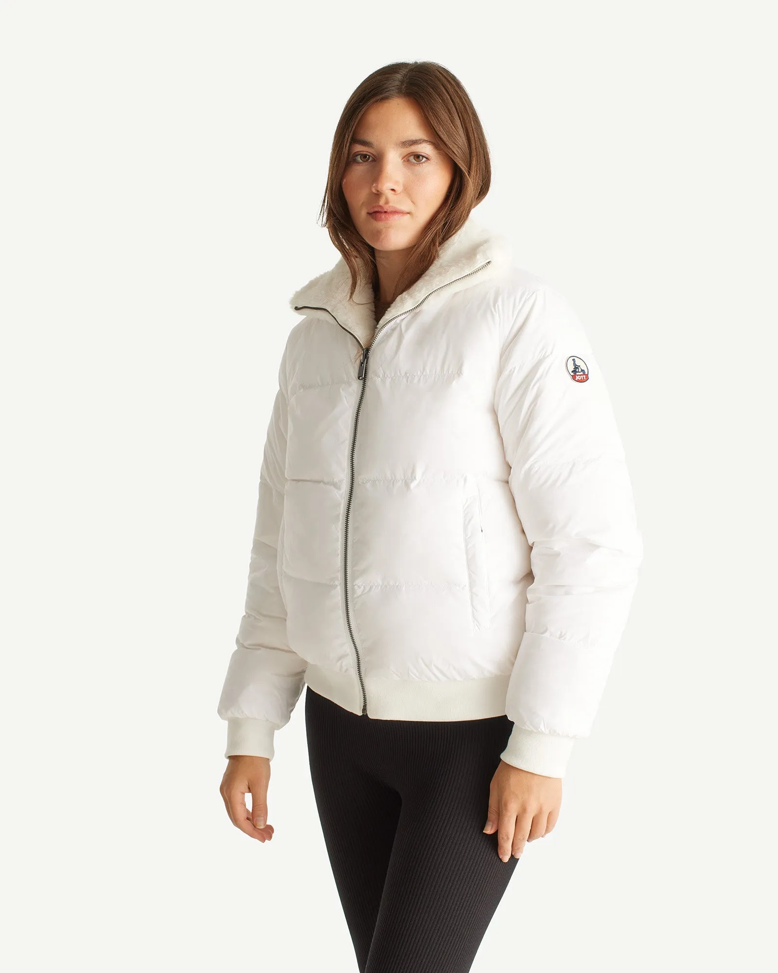 White Gala Grand Froid reversible puffer jacket