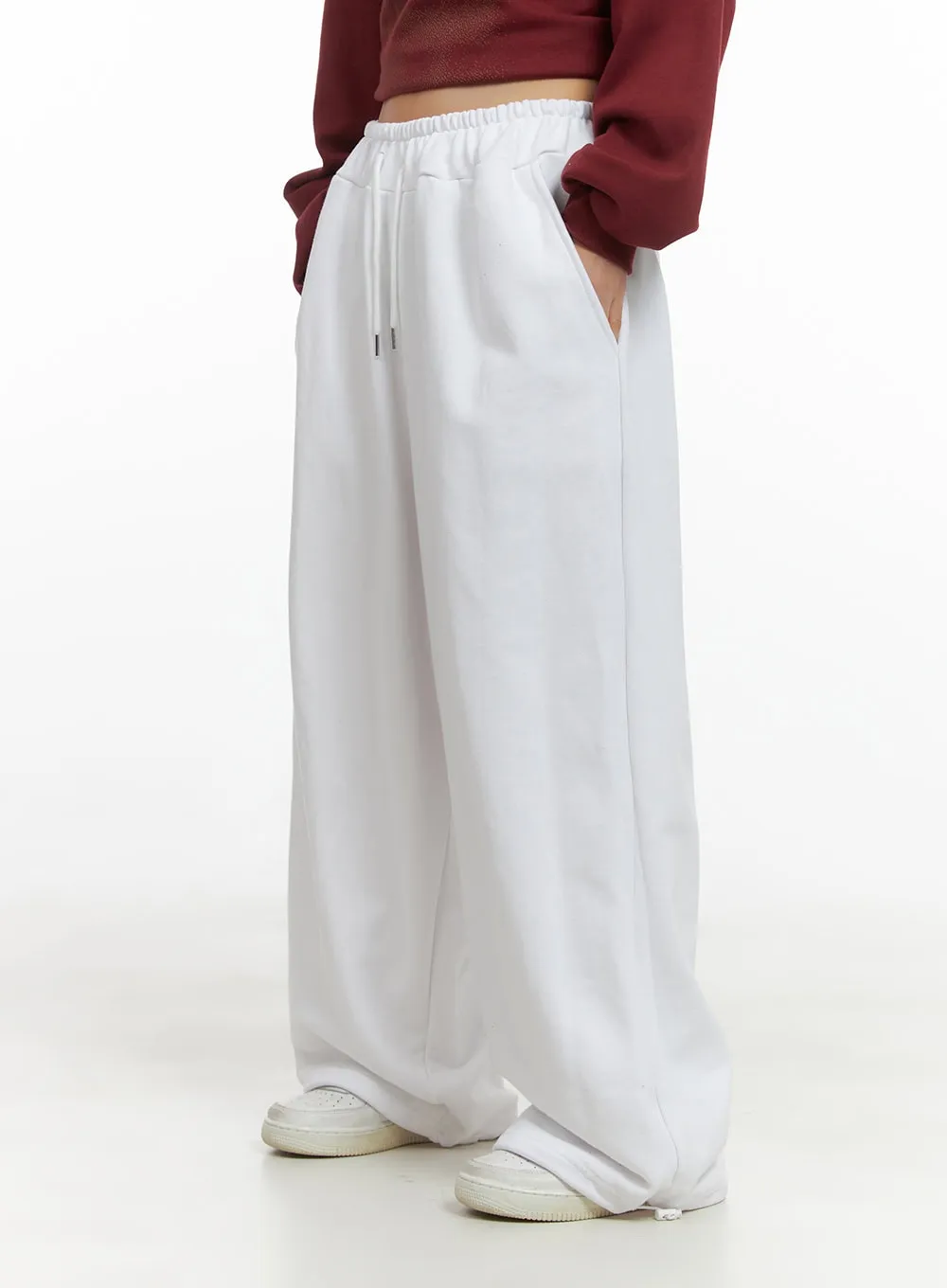 Wide Fit Cotton Sweatpants CS404