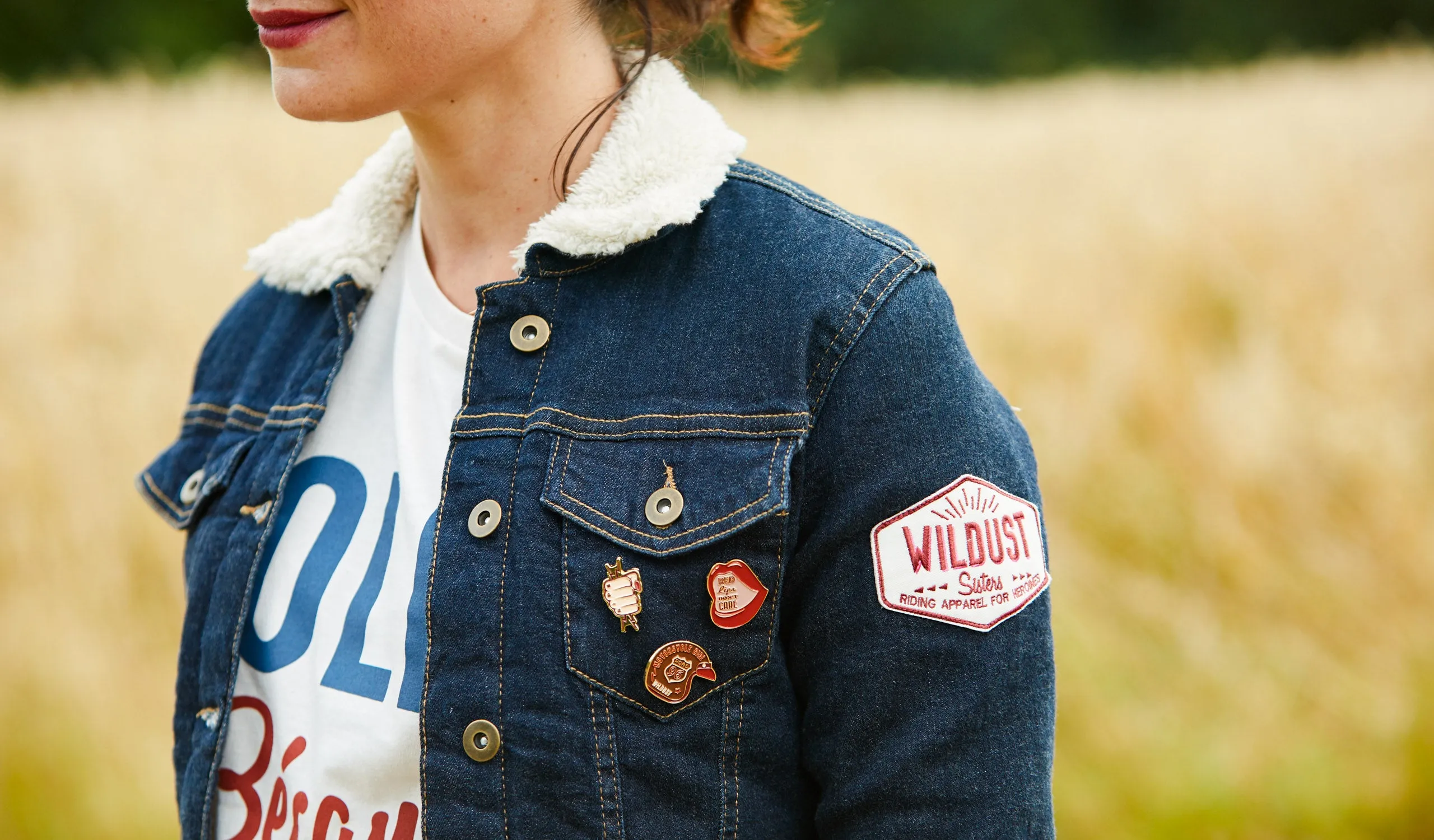 Wildust Sisters Denim Sherpa Jacket