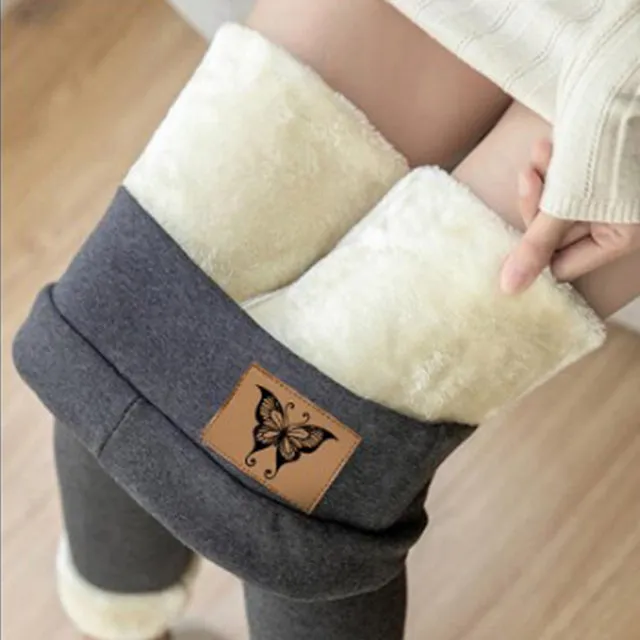 Wjczt Winter Pants Thermal Leggings High Waisted Pants For Women Flannel Streetwear Trousers Women Winter Casual Pants Women 5XL