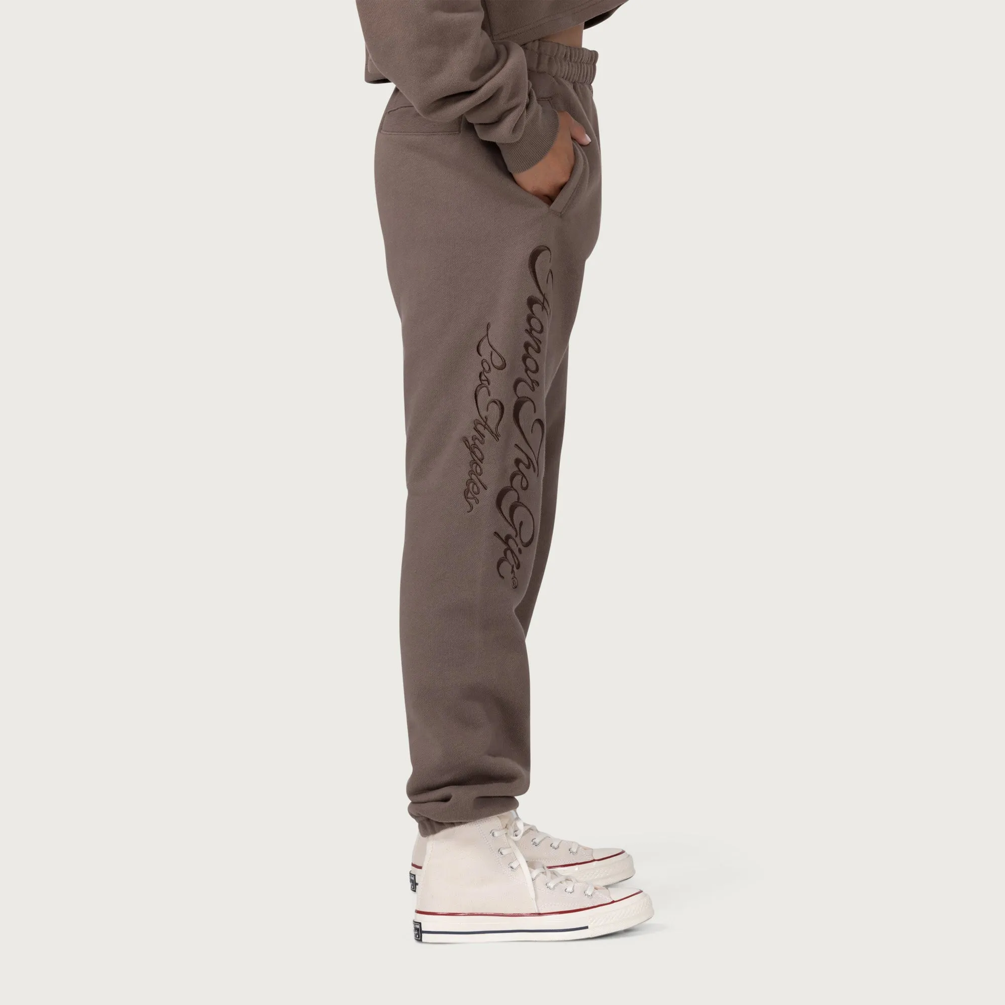 Womens Fleece Sweatpant - Grey