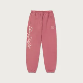 Womens Fleece Sweatpant - Mauve